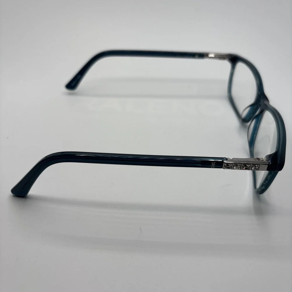 HELIUM 4330 BLUE AUTHENTIC DESIGNER EYEGLASSES FRAME ITALY 54-15-138mm #C171